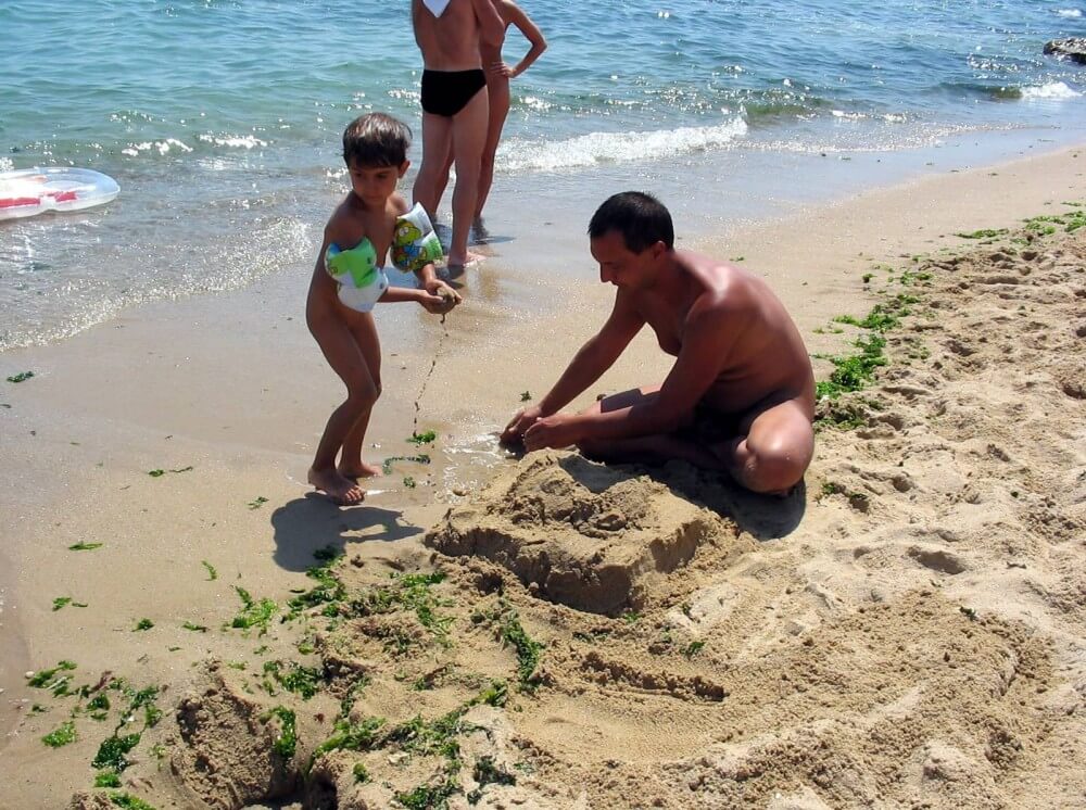 Bulgarischer Sand übermalen