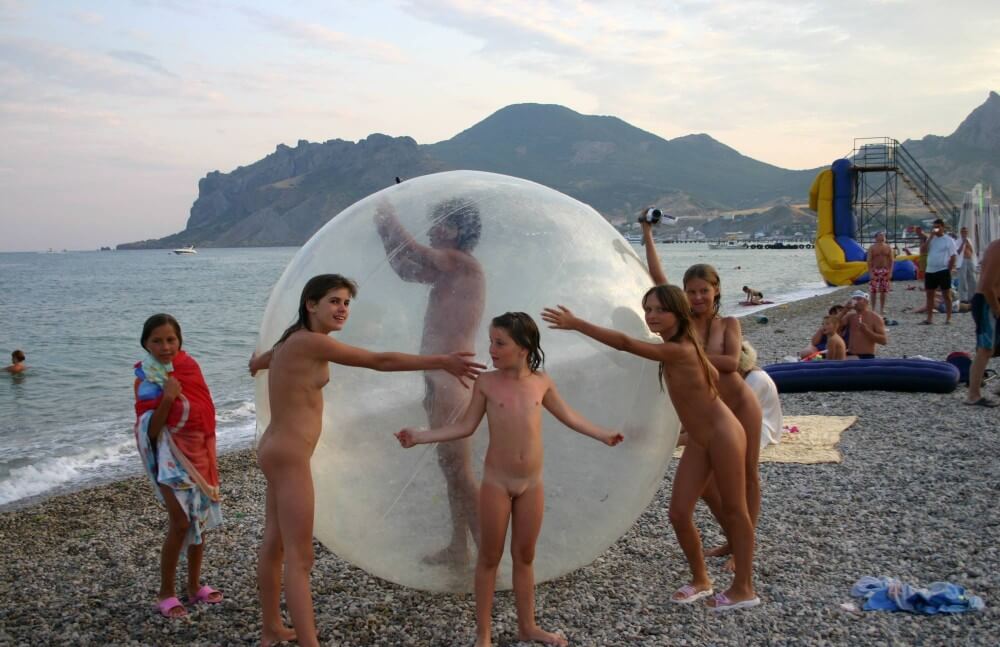 Bilder Spaziergang am Strand Ballon
