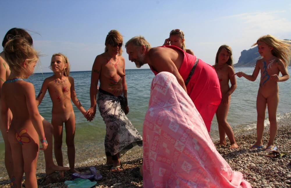 Wasser trocknet Bilder ab